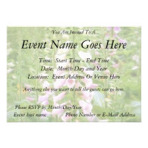 Tall Foxglove - Excelsior Hybrids Custom Invites