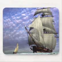 Tall Ship and Ketch Mousepad