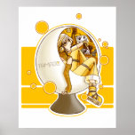 Tamago Chair Poster Print