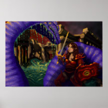 Tammarah Wyrm Slayer Print