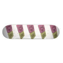 Tan as Ta Tantalum and N Nitrogen Skateboard Decks