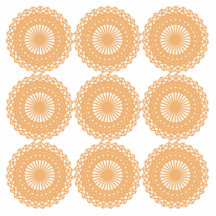 Tan Colour Lace Pattern. Photo Cut Outs