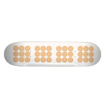 Tan Colour Lace Pattern. Skate Decks