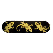 Tan Lizard Skateboard