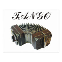 Tango Products & Designs! Argentina Music! Post Card