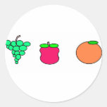 Tangy Round Stickers