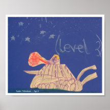 "Tank" by A Thibodeaux, Age 8 Print