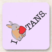 TANS! - LILAC BEVERAGE COASTER