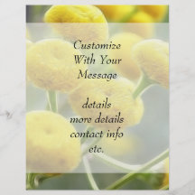 Tansy Flowers Custom Flyer