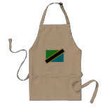 Tanzania, Tajikistan flag Apron