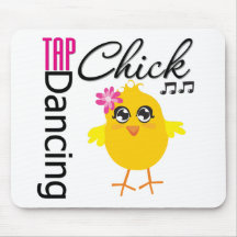 Tap Dancing Chick Mouse Mats