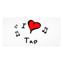 Tap I Heart-Love Gift Photo Card
