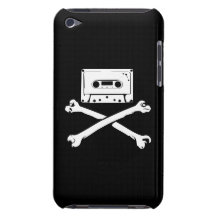 Tape & Crossbones Music Pirate Piracy Home Taping iPod Touch Cover