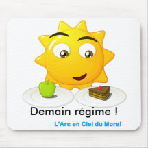 Tapis de souris Demain régime !