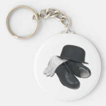 TapShoesBowlerGloves012511 Keychain
