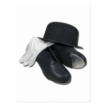 TapShoesBowlerGloves012511 Post Cards
