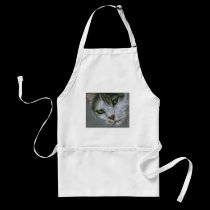Tara - Cat Art aprons