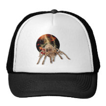 Tarantula Lightning Trucker Hats