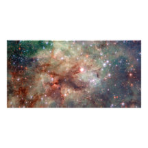 Tarantula Nebula Hubble Space Personalized Photo Card