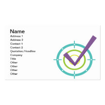 Target Business Card Templates