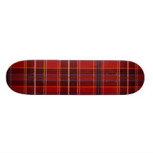 Tartan Fabric Texture Skate Decks