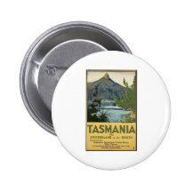 Tasmania Pinback Button