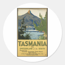 Tasmania Round Sticker