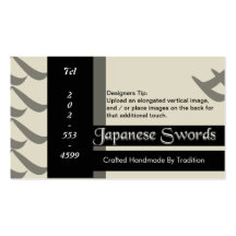 Taste of Asia - Japanese Tradition Business Card Template