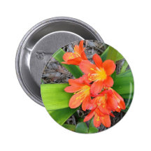 Tasteful Orange Flowers Pin
