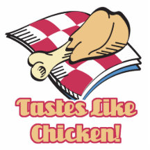 tastes like chicken acrylic cut out