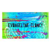 Tattered and Torn Grunge Business Card