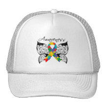 Tattoo Butterfly Awareness - Autism Mesh Hat