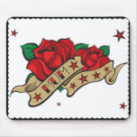 Tattoo Rose Mum Mouse Mat