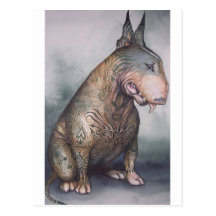 Tattooed bully post cards