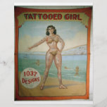 Tattooed Girl Personalized Flyer
