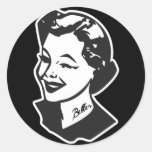 Tattooed Housewife - Baller Round Sticker
