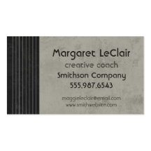 Taupe Beige Professional / Creative Business Card