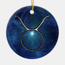 Taurus Christmas Tree Ornament