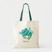 Taurus Sign Tote Bag