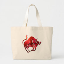 Taurus Symbol Canvas Bag