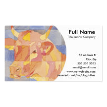 Taurus Zodiac Business Card Templates