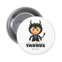 Taurus Zodiac for Kids Pin