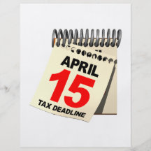 Tax Deadline Flyer Design