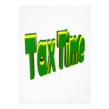Tax Time Personalized Announcements