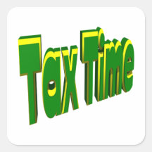 Tax Time Sticker