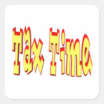 Tax Time Stickers