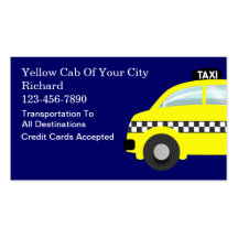 Taxi Business Cards