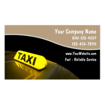 Taxi Business Cards