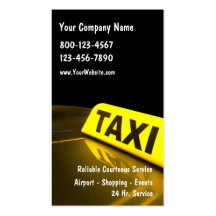 Taxi Business Cards