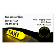 Taxi Business Cards New